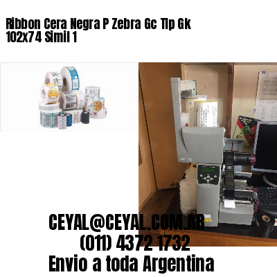 Ribbon Cera Negra P Zebra Gc Tlp Gk 102×74 Simil 1