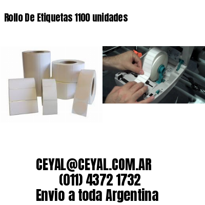 Rollo De Etiquetas 1100 unidades