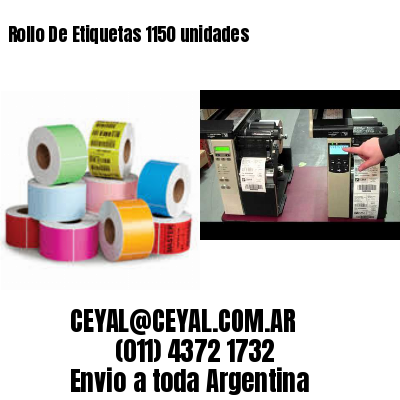 Rollo De Etiquetas 1150 unidades