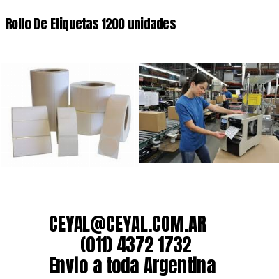 Rollo De Etiquetas 1200 unidades