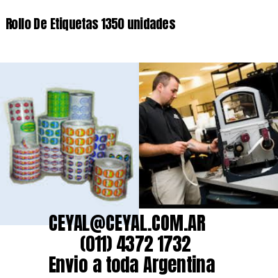 Rollo De Etiquetas 1350 unidades