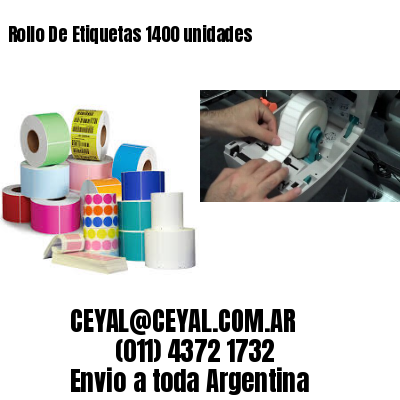 Rollo De Etiquetas 1400 unidades