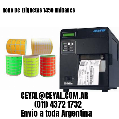 Rollo De Etiquetas 1450 unidades