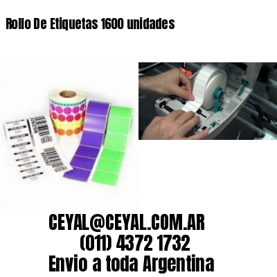 Rollo De Etiquetas 1600 unidades