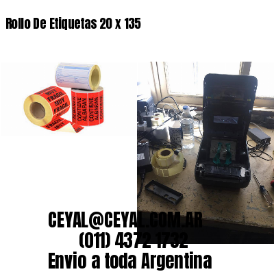 Rollo De Etiquetas 20 x 135