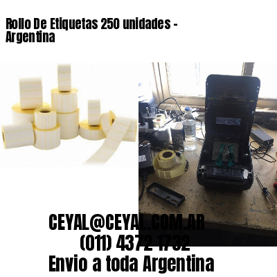 Rollo De Etiquetas 250 unidades – Argentina