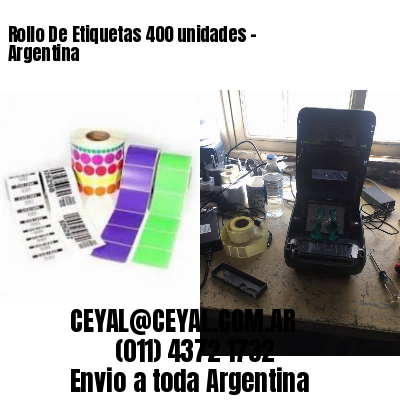 Rollo De Etiquetas 400 unidades – Argentina