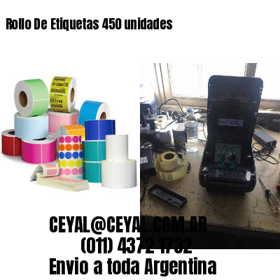 Rollo De Etiquetas 450 unidades