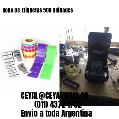 Rollo De Etiquetas 500 unidades