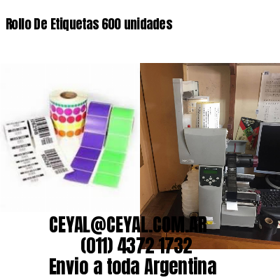 Rollo De Etiquetas 600 unidades