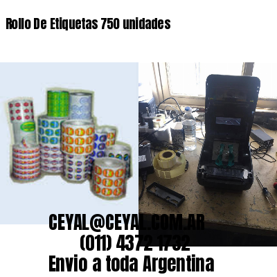 Rollo De Etiquetas 750 unidades
