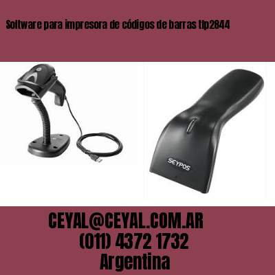 Software para impresora de códigos de barras tlp2844