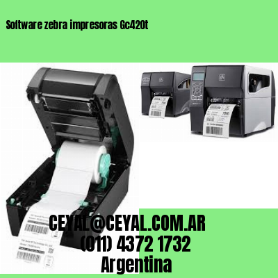 Software zebra impresoras Gc420t