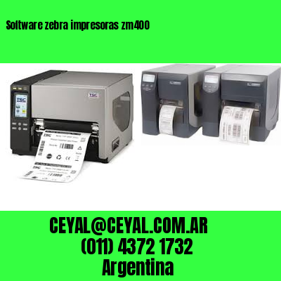 Software zebra impresoras zm400
