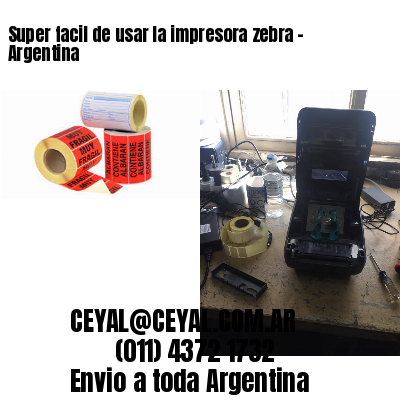 Super facil de usar la impresora zebra – Argentina