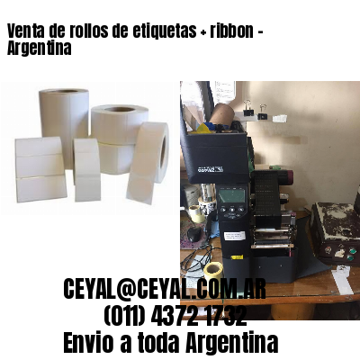 Venta de rollos de etiquetas   ribbon – Argentina