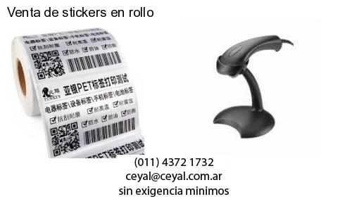 Venta de stickers en rollo