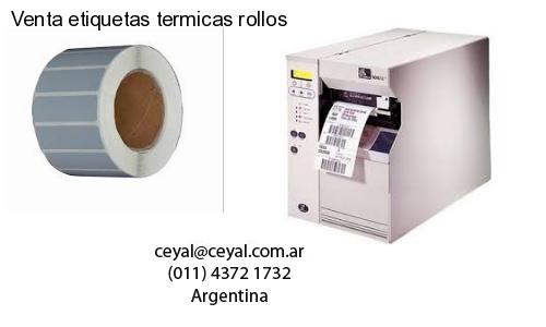 Venta etiquetas termicas rollos
