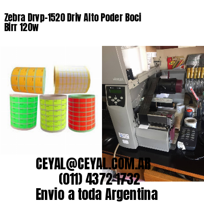 Zebra Drvp-1520 Driv Alto Poder Boci Birr 120w