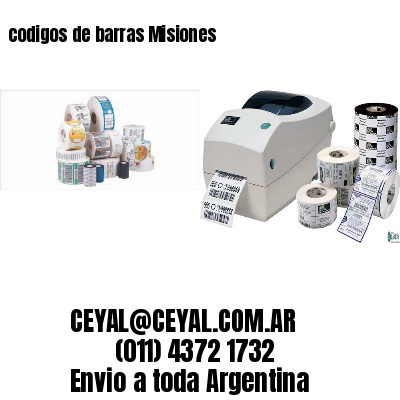 codigos de barras Misiones