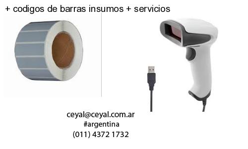   codigos de barras insumos   servicios