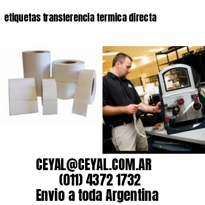 etiquetas transferencia termica directa