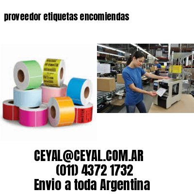 proveedor etiquetas encomiendas