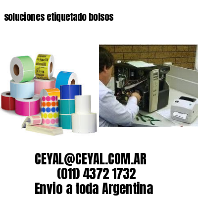 soluciones etiquetado bolsos
