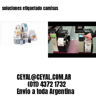 soluciones etiquetado camisas