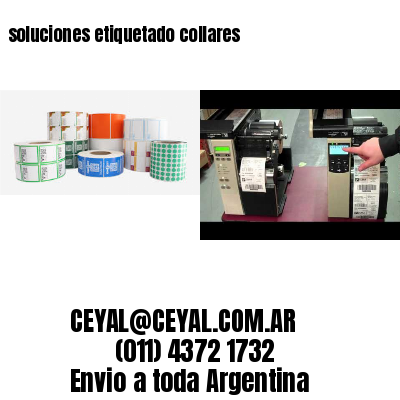 soluciones etiquetado collares