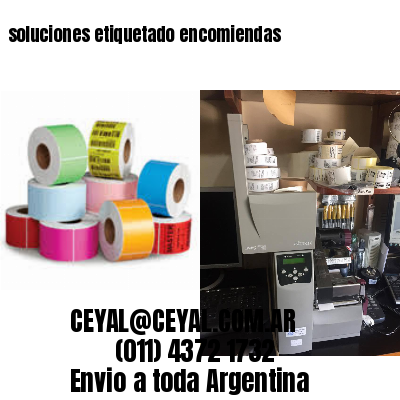 soluciones etiquetado encomiendas