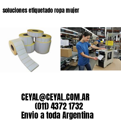 soluciones etiquetado ropa mujer