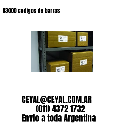 83000 codigos de barras