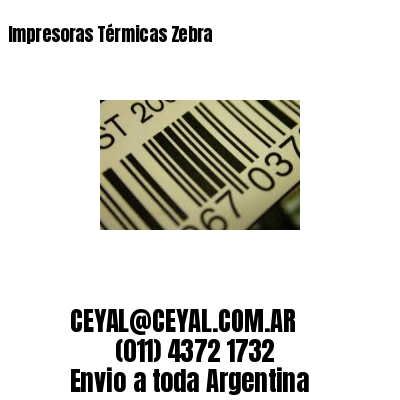 Impresoras Térmicas Zebra