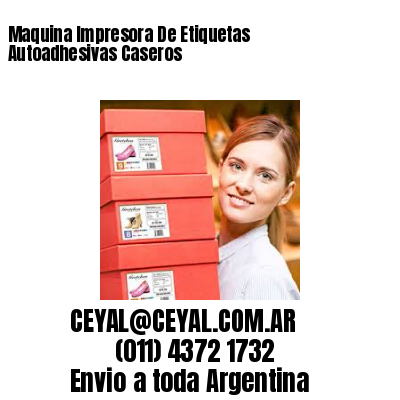 Maquina Impresora De Etiquetas Autoadhesivas Caseros