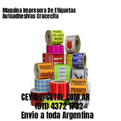 Maquina Impresora De Etiquetas Autoadhesivas Crucecita