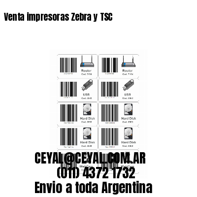 Venta impresoras Zebra y TSC