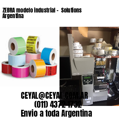 ZEBRA modelo industrial –  Solutions Argentina