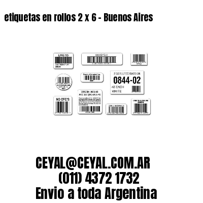 etiquetas en rollos 2 x 6 – Buenos Aires