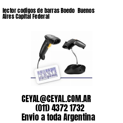 lector codigos de barras Boedo  Buenos Aires Capital Federal