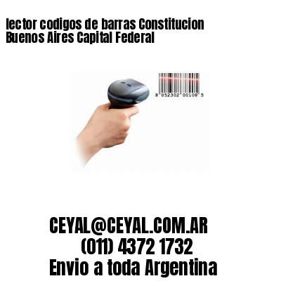 lector codigos de barras Constitucion  Buenos Aires Capital Federal