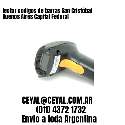 lector codigos de barras San Cristóbal  Buenos Aires Capital Federal