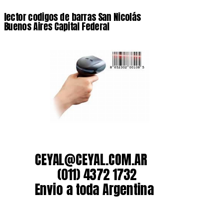 lector codigos de barras San Nicolás  Buenos Aires Capital Federal