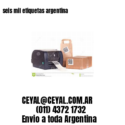 seis mil etiquetas argentina