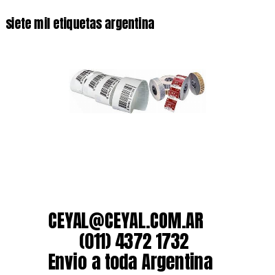 siete mil etiquetas argentina