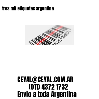 tres mil etiquetas argentina