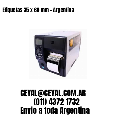 Etiquetas 35 x 60 mm – Argentina