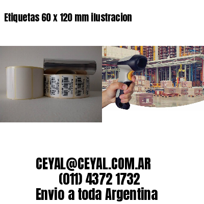 Etiquetas 60 x 120 mm ilustracion