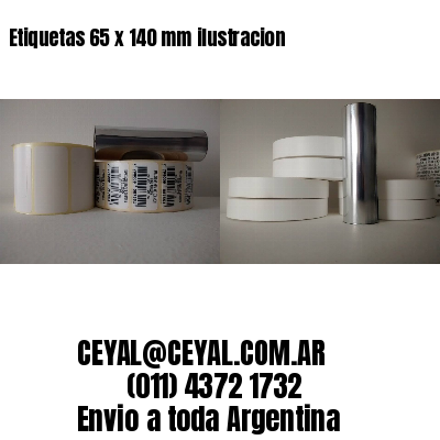 Etiquetas 65 x 140 mm ilustracion