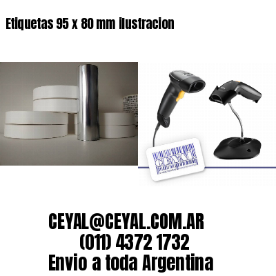 Etiquetas 95 x 80 mm ilustracion